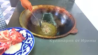 Uzbek pilaf.