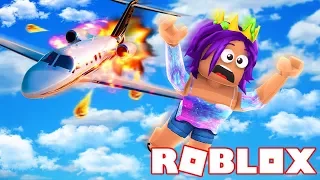 Surviving A Plane Crash In Roblox!