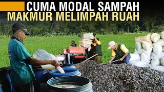 PEMBUATAN KOMPOS ORGANIK DARI SAMPAH DAN LIMBAH, TERJUAL 20 TON SEHARI