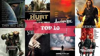Top Ten Hollywood War Movies of All Time