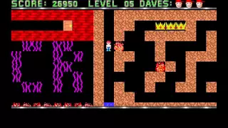 Longplay: Dangerous Dave in the Deserted Pirate's Hideout (1990) [MS-DOS]