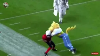 Mascots vs Pee-wees but with DOOM music