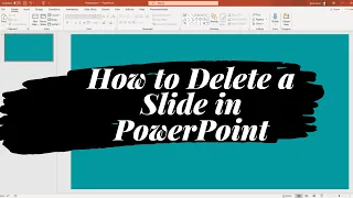 How to Delete a Slide in Microsoft PowerPoint (3 easy ways)