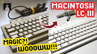 Retrobright and Restore a Macintosh LCIII Keyboard and Mouse
