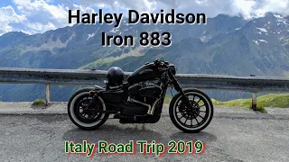 #harleydavidson #iron883 #sportster #dolomites   Harley Davidson Iron 883 My trip to Italy 2019