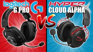 BEST GAMING HEADSET UNDER $100? | Logitech G Pro vs HyperX Cloud Alpha