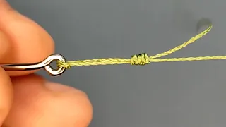 Рыболовный узел который 100% не развяжется Uni Knot и Palomar Knot.