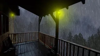 Lluvia Relajante Para Dormir - Sonido de Lluvia y Truenos en Techo - Rain Sounds For Sleeping 225