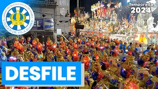 Vila Isabel 2024 | Bateria no Desfile | Samba ao vivo - #Desfile24