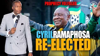 CYRIL RAMAPHOSA Re-Elected as Prophesied by Prophet Uebert Angel