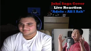 John Saga Cover Live Reaction "Adele - All I Ask"