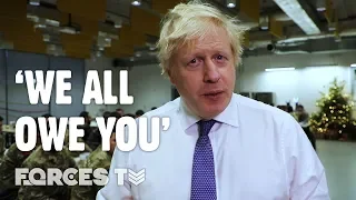 Prime Minister Boris Johnson's Christmas Message To The British Military | Forces TV