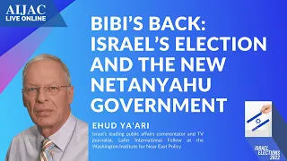 AIJAC Live Online with Ehud Ya'ari