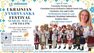 Ukrainian Vyshyvanka Festival Promo - May 15, 2022