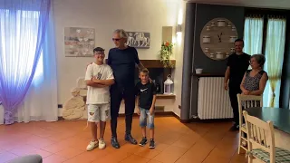 Andrea Bocelli all'Equisport Beretta dell'amico Pasquale Beretta