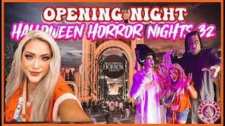 🔴LIVE:Opening Night! Halloween Horror Nights 32|HHN and