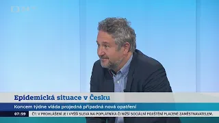 Petr Smejkal - epidemická situace v Česku