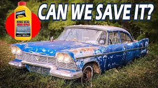 Piston Rings FAILED! - Can It Run Again? Barn Find 1958 Plymouth