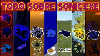 TODO SOBRE SONIC.EXE Y VARIANTES (VS Sonic.exe 2.0) - Friday Night Funkin MODS