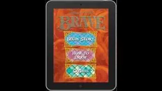 Disney Pixar Brave Interactive Comic iPad App  [Video-Review]