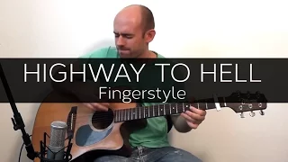 Highway to Hell (AC/DC) - Acoustic Guitar Solo Cover (Violão Fingerstyle)