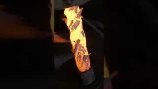 Worlds nicest marshmallow roasting fork (full video on my channel) #blacksmith
