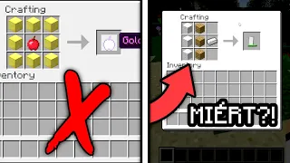 10 Minecraft CRAFTOLÁSI RECEPT ✔️ Ami MEGVÁLTOZOTT A Játékban! 😳🔄