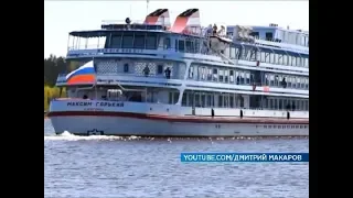 Теплоход для туристов прибыл из Санкт-Петербурга в Дудинку