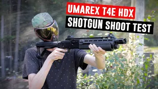 Umarex T4E HDX .68 Cal Paintball Shotgun Shoot Test | Defcon Paintball Gear