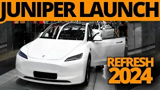 LAUNCH! NEW 2024 Tesla Model Y Juniper - Production Start And Details