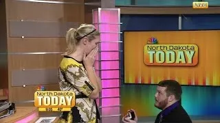 Watch this Morning News Reporter Get Engaged on Live TV