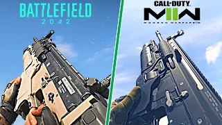 Modern Warfare II vs Battlefield 2042 - Weapons Comparison