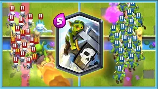 🤣 FUNNY MOMENTS WITH GOBLIN PARTY ROCKET / Clash Royale