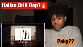 Reacting to Italian Rap - Paky - ROZZI (Prod. Kermit)🔥