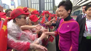 【直播】國慶六十九周年香港特區升旗儀式