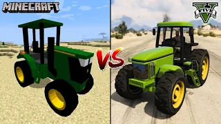 MINECRAFT TRACTOR VS GTA 5 TRACTOR - WHICH IS BEST?