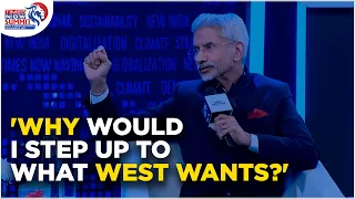 'Can't End War By Voting': Jaishankar's Fiery Rebuttal At Times Now Summit On West Takes Centrestage