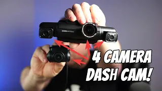 This Neideso 360° Dash Cam has 4 cameras! - Review and setup