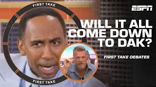 Stephen A. and Pat McAfee DON'T SEE EYE TO EYE on the Cowboys' Super Bowl hopes 😬 | First Take