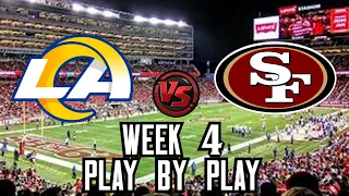 Rams vs 49ers Week 4 Live Play by Play
