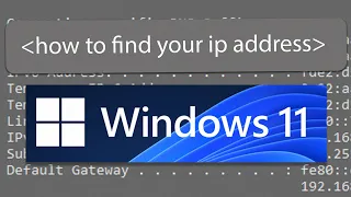 How to Find your IP Address on Windows 11 [2 Easy Ways]