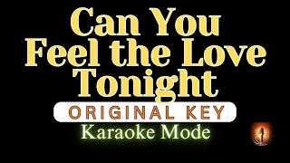 Can You Feel the Love Tonight / Karaoke Mode / Original Key