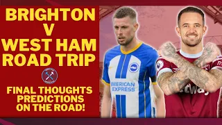On route to the Amex! | Brighton V West Ham Road Trip | Premier League
