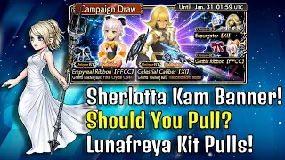 Should You Pull Sherlotta Kam Banner? Lunafreya Pulls! [DFFOO GL]