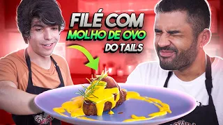 PROVEI O PRATO PREFERIDO DO TAILS - FILÉ COM MOLHO DE OVO