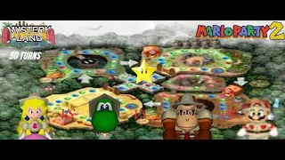 This Superstar is a Mystery!? | Mario Party 2 - Mystery Land | 4 Hard CPU Player (50 Turns)
