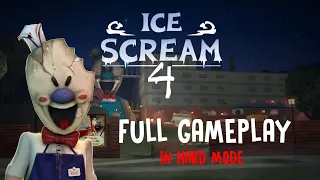 Ice Scream 4 - Full Gameplay In Hard Mode