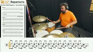 Red Hot Chilli Peppers - Snow (Hey Oh!) - Drum Cover con partitura.