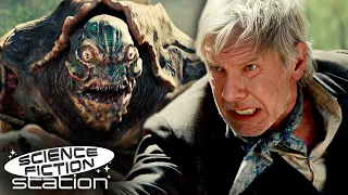 Harrison Ford Fights Aliens | Cowboys & Aliens (2011) | Science Fiction Station