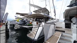 Luxury catamaran Boat: Alegria 67 Fountaine Pajot - inside Walk Tour